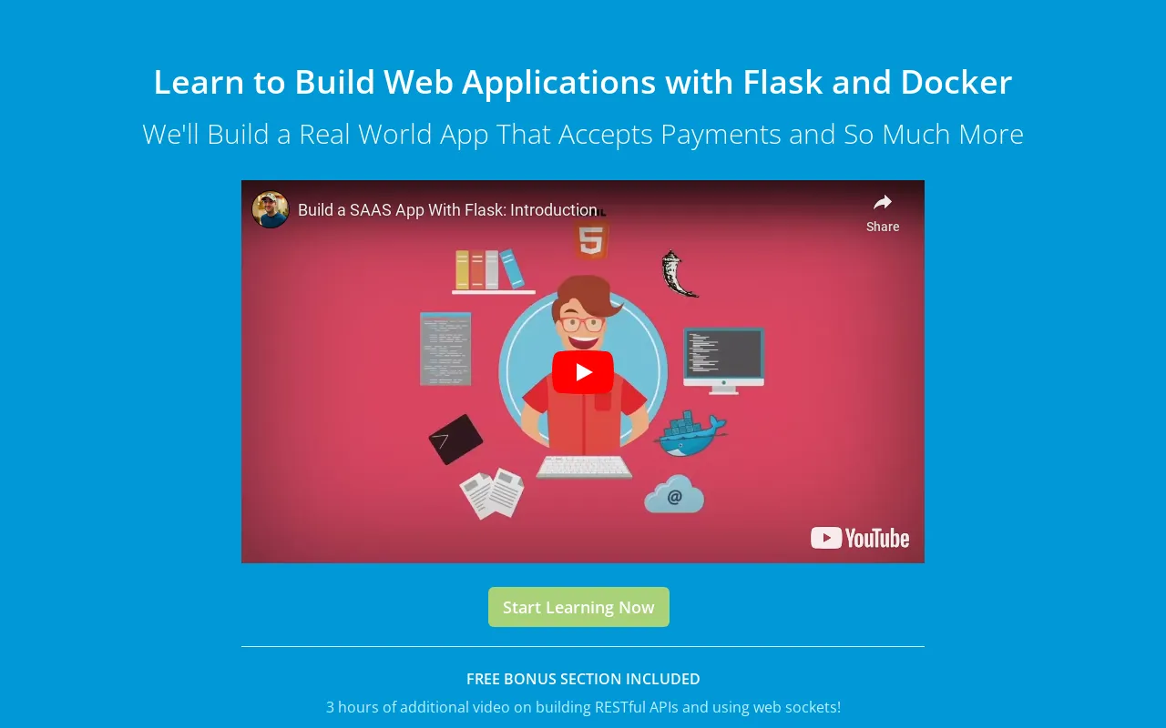 Learn to Build Web Applications with Flask and Docker